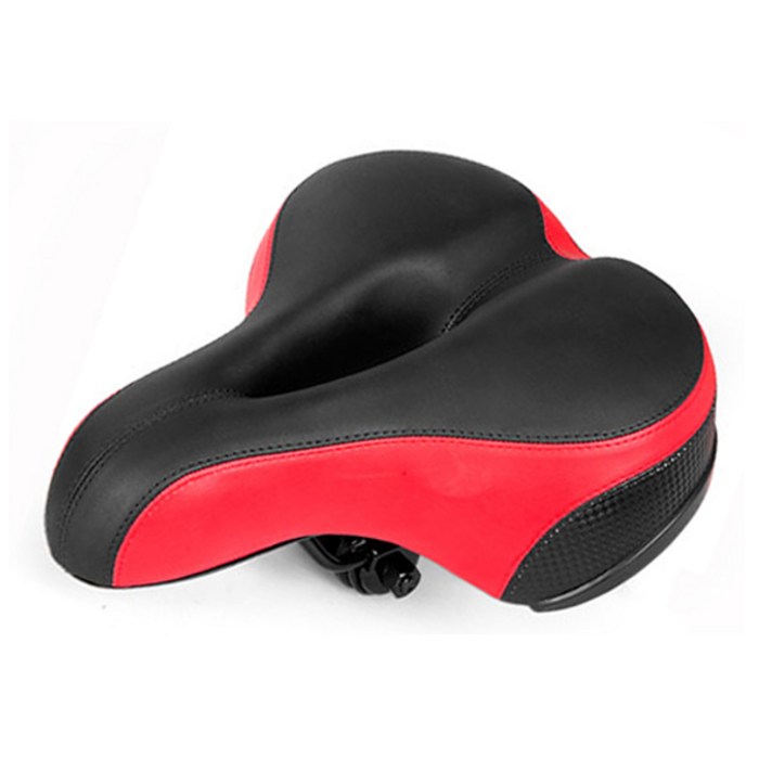 디바이크 전립선 엘라스토머 자전거 쿠션 안장, 레드, 1개