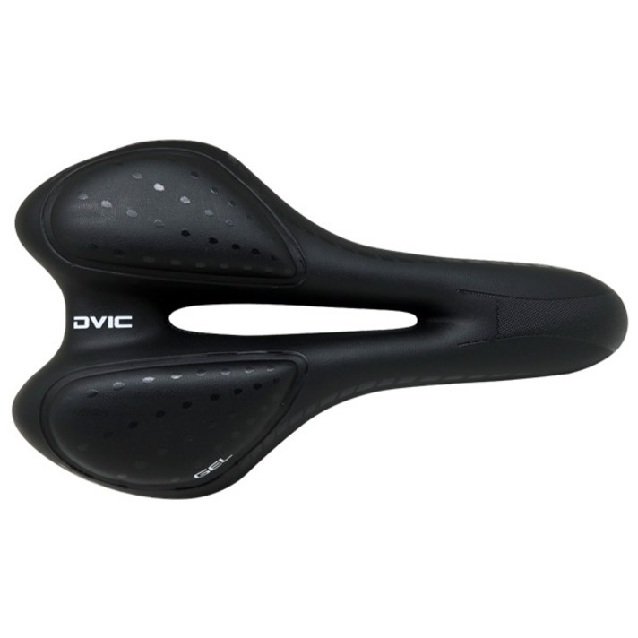 디바이크 젤쿠션 전립선 자전거 안장, 블랙, 1개