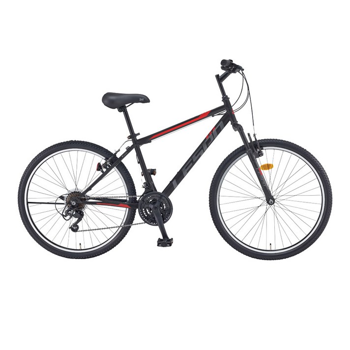 레스포 탑포스 SF 21단 66.04cm 자전거 + 무료 조립 쿠폰, 블랙 + 레드(무광), 169cm