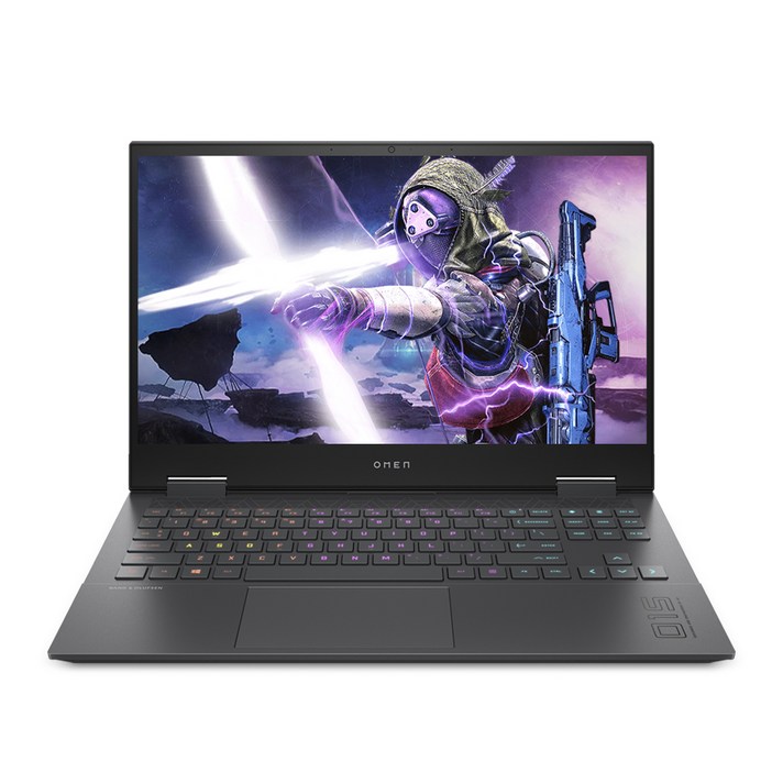 HP 2021 OMEN 15.6, 미카 실버, 라이젠7 5세대, 512GB, 8GB, WIN10 Home, 15-en1024AX