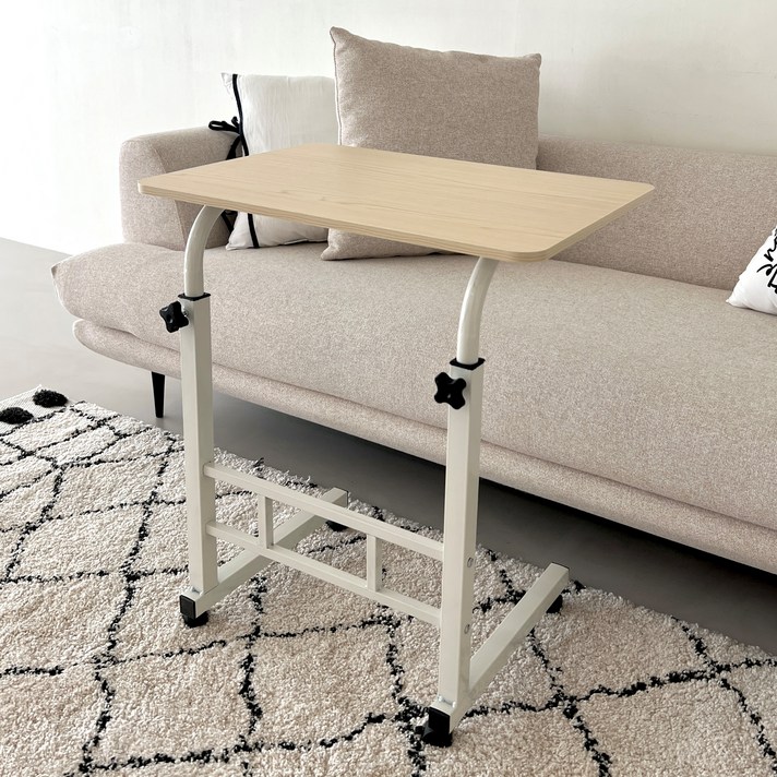 오브민 높이조절 사이드 쇼파 침대 이동식 노트북 테이블