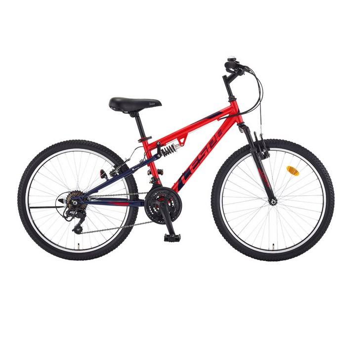 레스포 태풍 DX 21단 MTB 자전거, 네온레드, 159cm