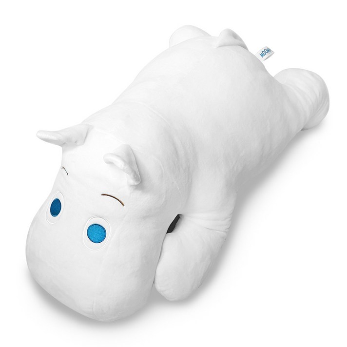 무민 라잉 봉제 인형 특대, 화이트, 70cm
