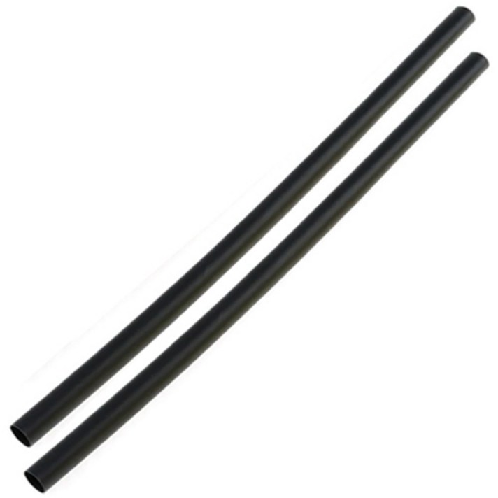 OON 열 수축 튜브 케이블 검정 60mm x 1m, 2개
