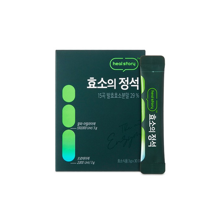 힐스토리 효소의정석 영양제, 3g, 30개