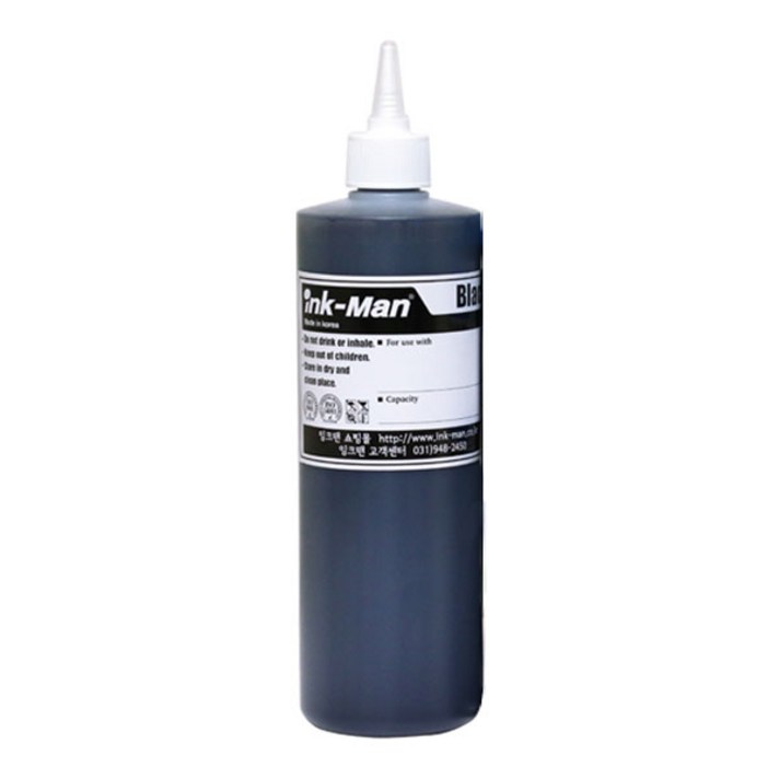 잉크맨 엡손 T774 뾰족캡 무한 잉크 500ml, BLACK, 1개