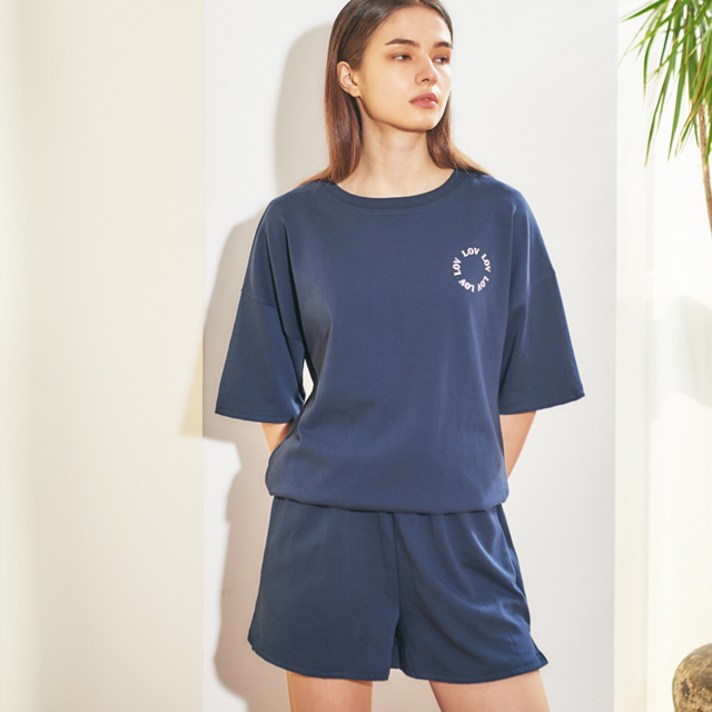 로브로브 EASY HALF SWEAT SET UP