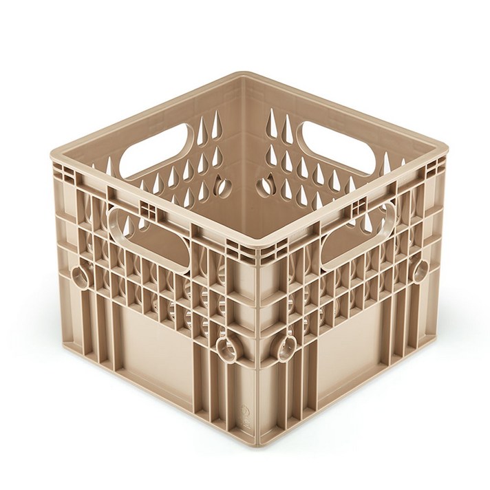 캠핑용 밀크박스, 베이지, 1개