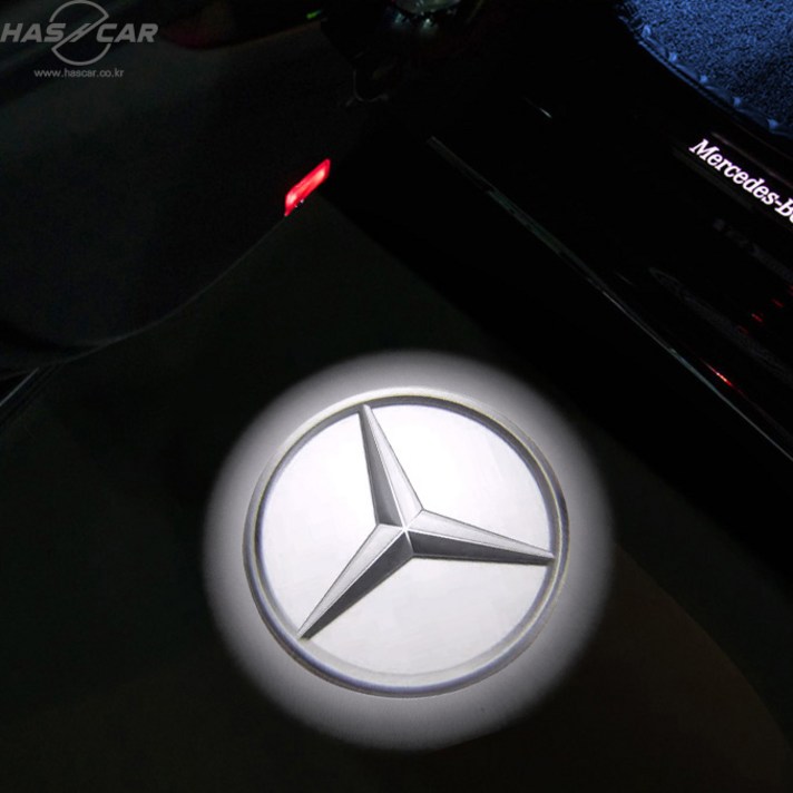 해시카 벤츠 도어라이트 필름 C타입, 순정형 로고, 2개