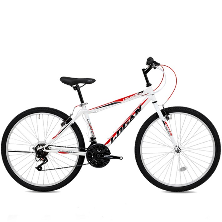 케이투바이크 K2BIKE MTB자전거 KMT26GS 26인치 21단 MTB 자전거, KMT26GS 화이트+레드