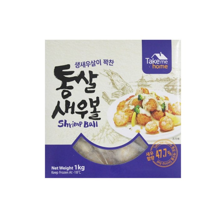 코스트코 아모제 통살 새우볼 1kg/가공수산가공해물튀김류, 단일상품