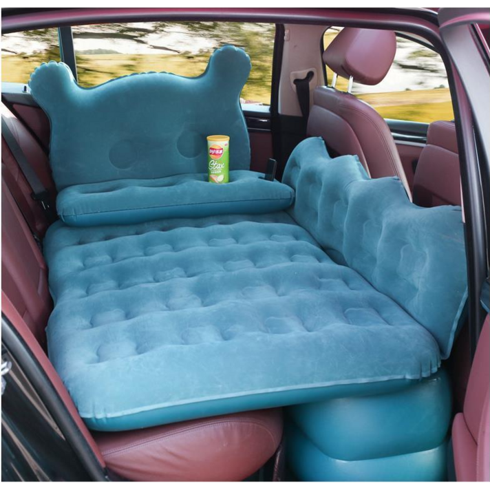 [미셀즈픽] 차량용 야외용 다용도 에어매트 차박 매트 실내 실외 캠핑용 에어매트, 블루