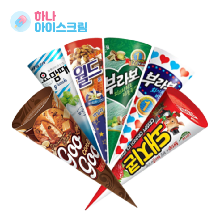 콘아이스크림 인기콘 24개 한세트 아이스크림, 160ml