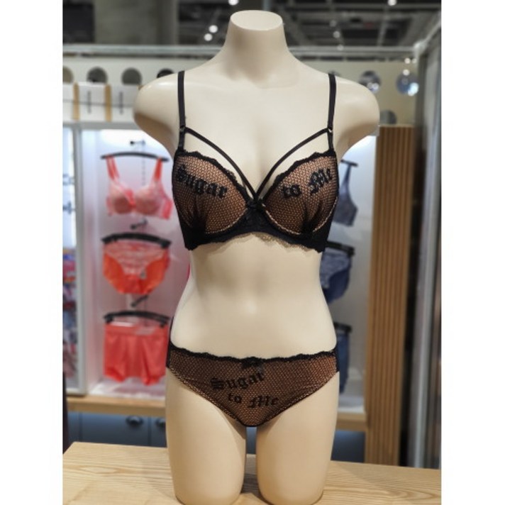 [섹시쿠키]슈가투미 블랙 브라셋트 SCWBW121WPW121