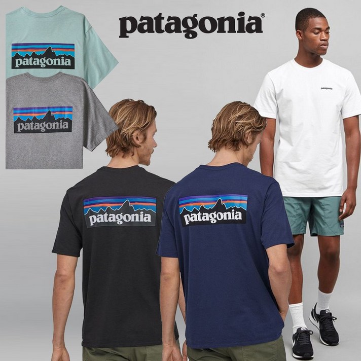 [미국] 파타고니아 반팔티 로고 티셔츠 Patagonia P-6 Logo T-Shirt 반팔