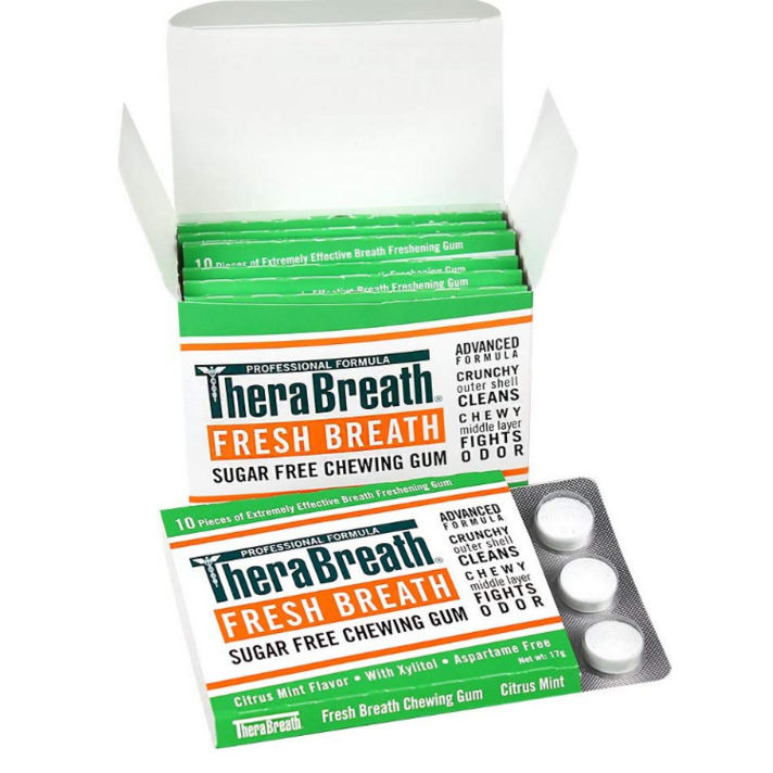 TheraBreath 테라브레스 츄잉검 10개 6피스 1팩