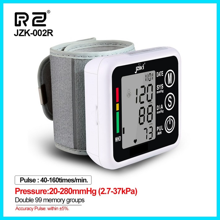 가정용 헬스케어 혈압계 모니터 심박동 휴대용 스마트 JZK002R 혈압, 06 JZK-002R-no case
