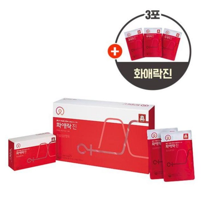 (본사출고) [증정] 화애락진 70ml*30포 (30일분), 3포 증정