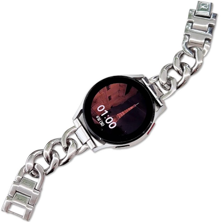 영스피플 갤럭시워치 7 6 5 4 호환 체인 메탈 스트랩 2 3 프로 액티브 40 42 44 45 46 20 링크 시계줄