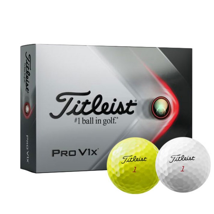 타이틀리스트 정품 2021 PRO V1X 4피스 12구 골프볼, 포장없음, 화이트