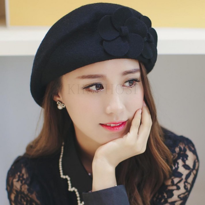 kirahosi 여자 모자 페도라 정장 심플 기본 데일리 191 AO586sh