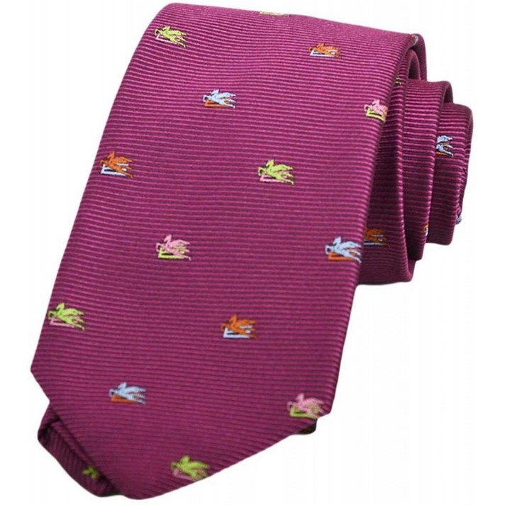 (에트로) ETRO 넥타이 6007 400 8.0 퍼플 [병행 수입품]