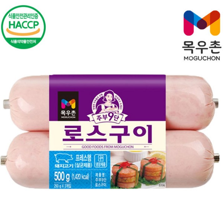 목우촌 주부9단 로스구이햄 500g