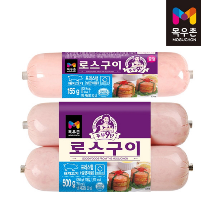 [목우촌] 주부9단 로스구이햄 500g+155g증정, 단일상품