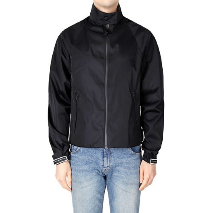 프라다 19SS 블랙 로고 탭 개버딘 자켓 SGN682 1P28 F014B