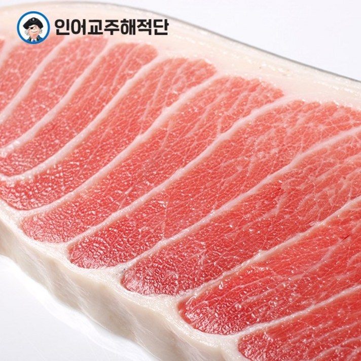 인어교주해적단 참다랑어 1급 통뱃살 1kg, 1개