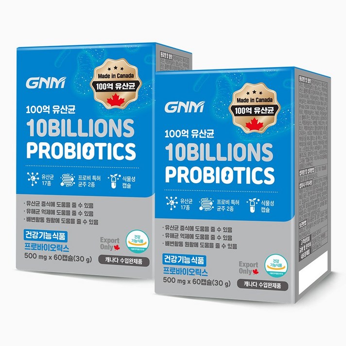 GNM자연의품격 100억 유산균 프로바이오틱스, 30g, 2박스