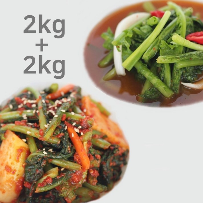 양심김치 열무김치2kg+열무물김치2kg, 1세트, 4kg
