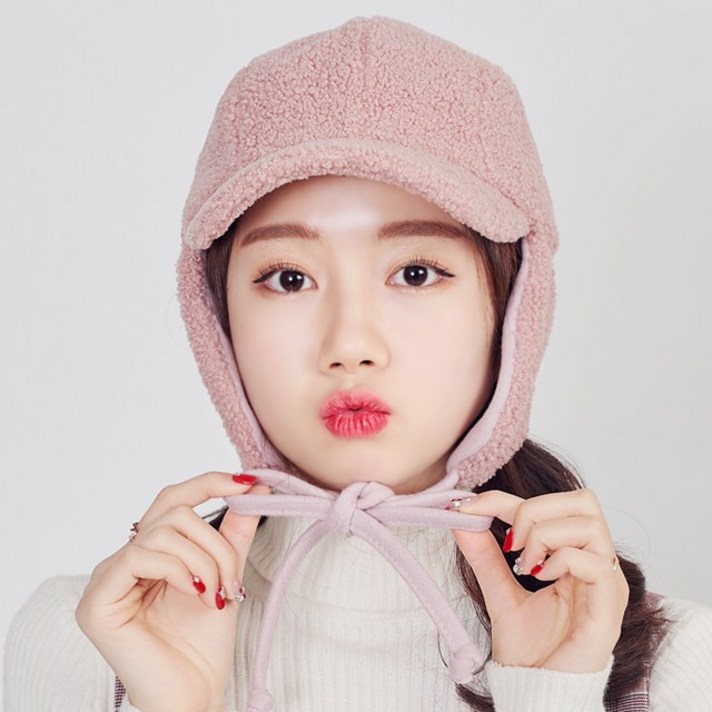 마인드맵 뽀글이 양털 귀달이모자 리본 귀달이햇 트래퍼햇