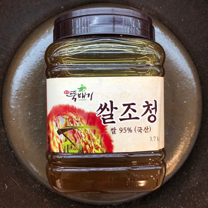 옛맛 뚝배기 [쌀조청 국산 100%] 3.7kg, 1개