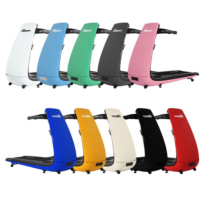 [아이러너공식판매점]아이러너 런닝머신 P100 홈트레이닝 접이식 워킹패드 트레드밀 + 전용러그증정+마사지기 증정, 스카이블루