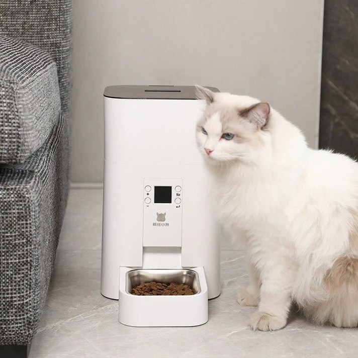 젤리핑크 크레이지독 스마트 자동급식기 강아지 고양이, 4L