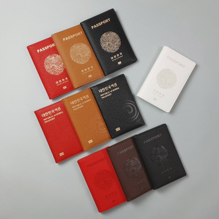 전자도난방지 사피아노 가죽 여권지갑 10종