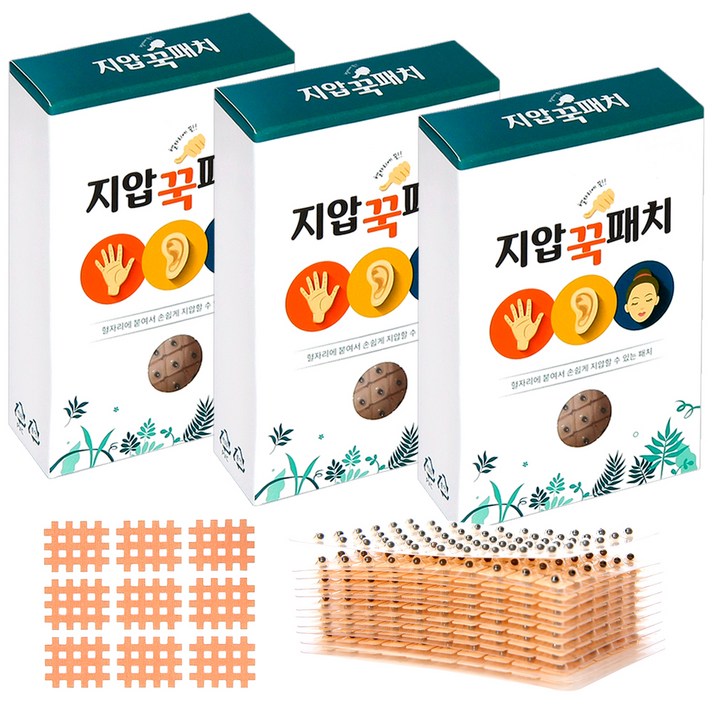 닥터투데이 한방 귀 지압 패치 + 근육패치, 1800입