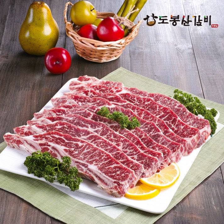 도봉산갈비 미국산 LA갈비 2kg 양념500g + 500g 무료증정!, 2kg + 양념500g 2개