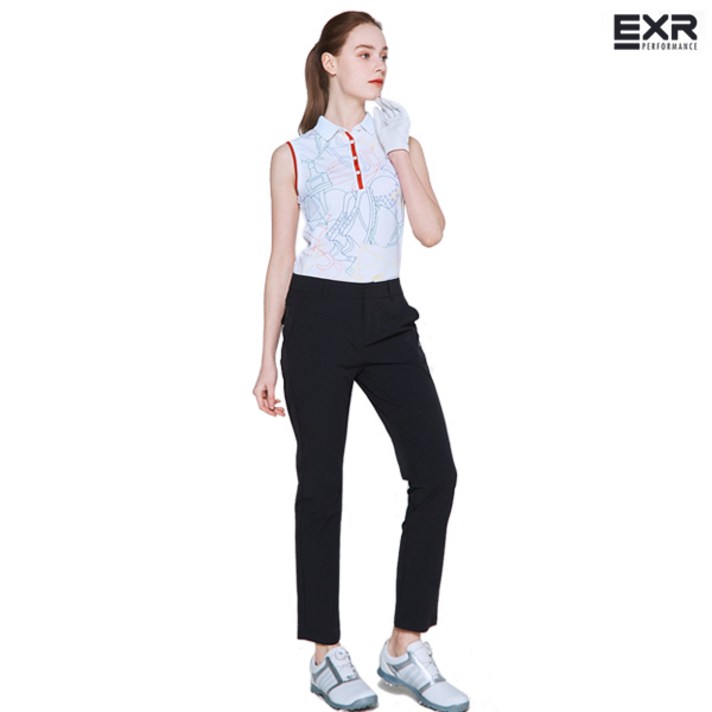 [EXR] 여성 쿨링 스판 팬츠 블랙
