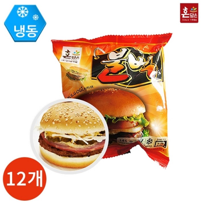 기타 한맥 불고기 햄버거 불벅 145g x 12개, 단품