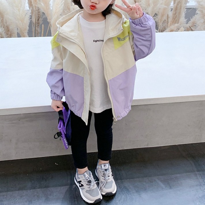 바이순 DEXW29L9 아동 바람막이 남아코트 아웃도어 여아 잠퍼