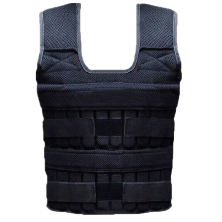 중량조끼 5kg 10kg 15kg 20kg 조정 가능 무게 웨이트트레이닝, 조끼만 철판블록 없음