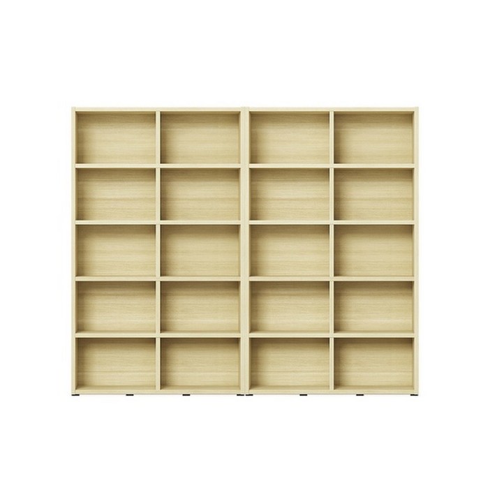 한샘 샘 와이드 책장 5단 120cm 시공 2set (컬러 택1), 책장(컬러):메이플(C)