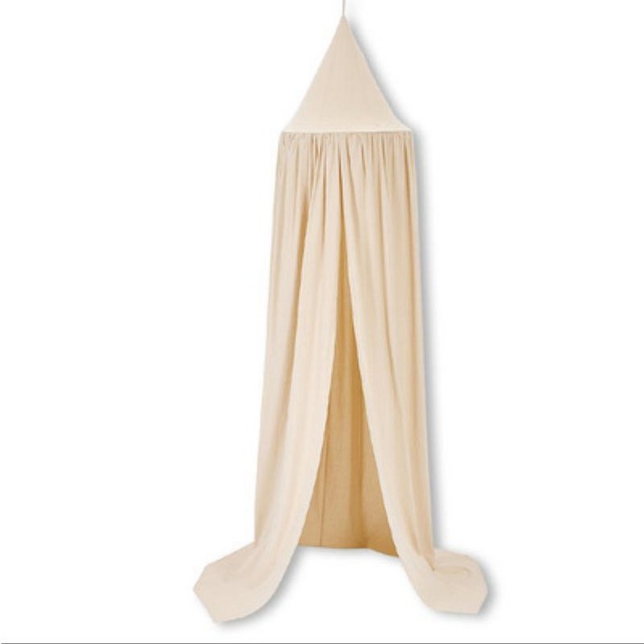 나뭇잎캐노피 사무실 이케아 침대 ins 같은 유럽과 미국 모델 싱글 도어 베이비 돔, 카키색 옷감