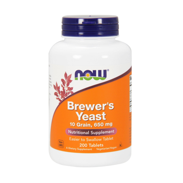 나우푸드 브루어스 이스트 650mg 타블렛, 200개입, 1개