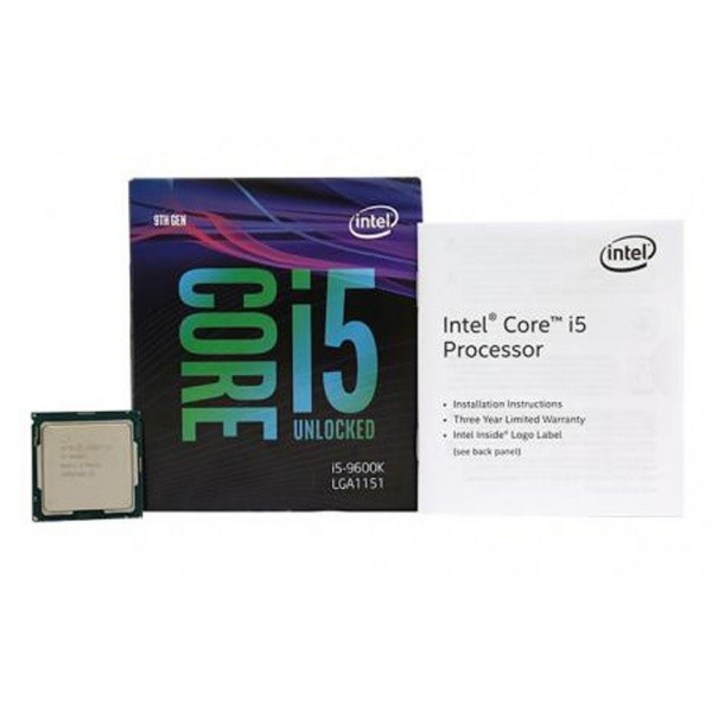 INTEL 코어9세대 i5-9600K 정품박스 커피레이크 리프레시3.7GHz9MB쿨러미포함, 상세페이지 참조