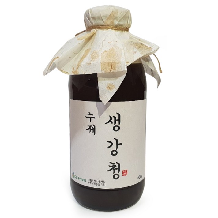 수제 생강청 600g | 국내산 생강 무설탕 조청 원액 진액