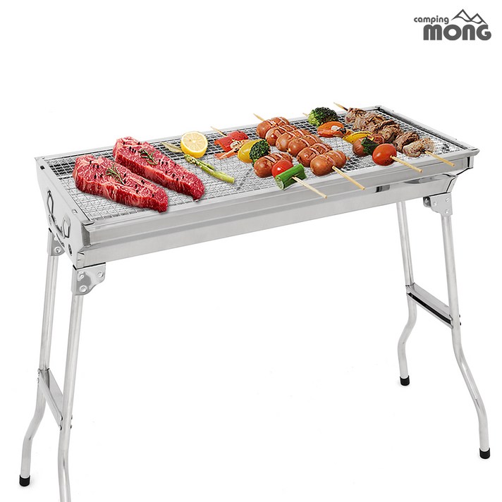 캠핑몽 스텐다드 대형 바베큐그릴 접이식 야외 숯불그릴 직화 캠핑 휴대용 BBQ