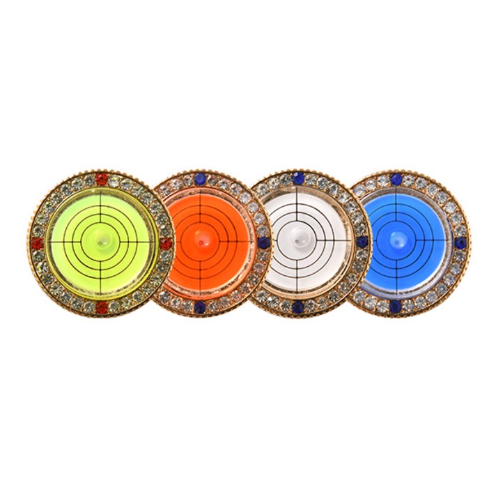 금장수평계볼마커 4가지 기능성 3m 퍼팅라이, 레드